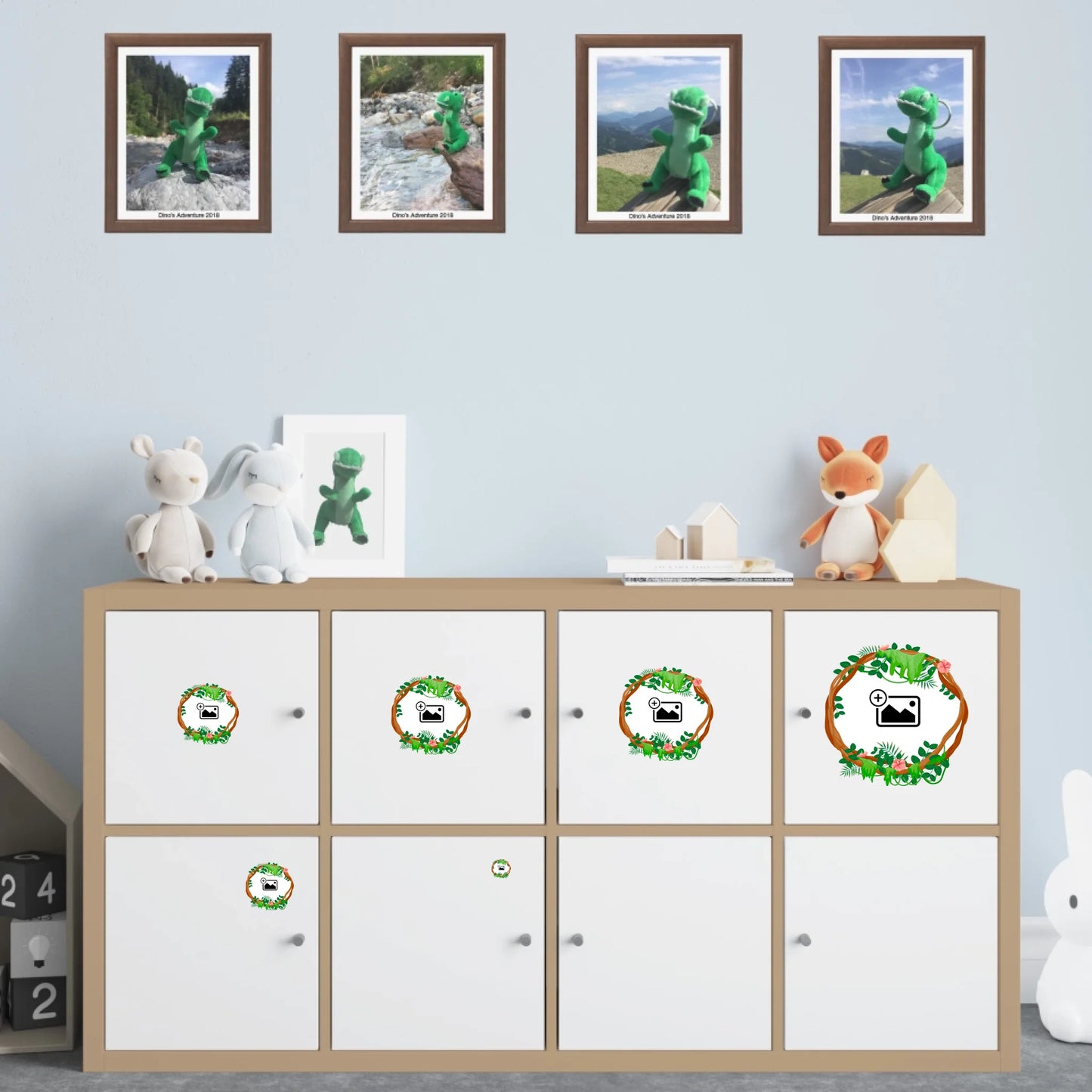 Jungle Sticker - Round - Personalise