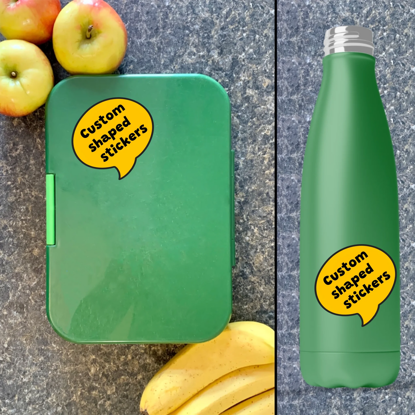 Custom Shaped Clear Stickers - 7cm