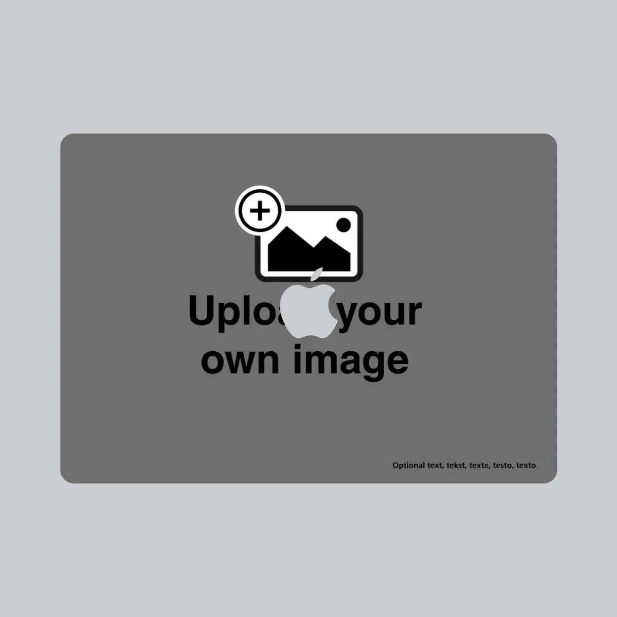 MacBook Pro 14" Modellen (2021-2025, M1-M5) kompatibler Skin – Eigenes Bild hochladen
