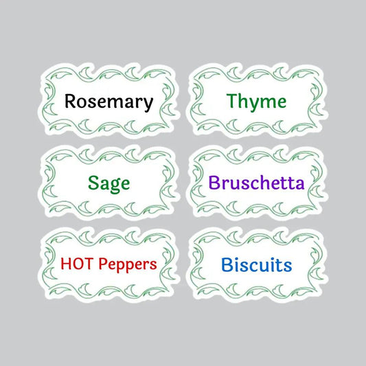 Labels (set of 6) - Personalise