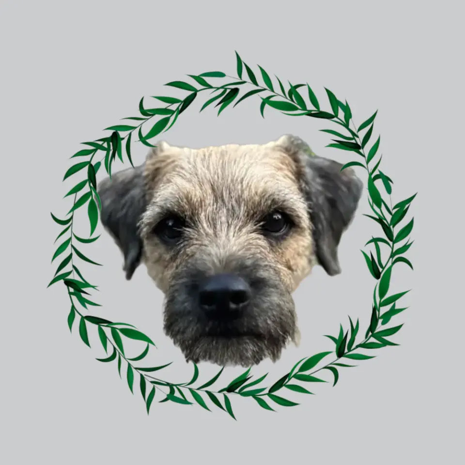 Wreath Sticker - Upload Your Image