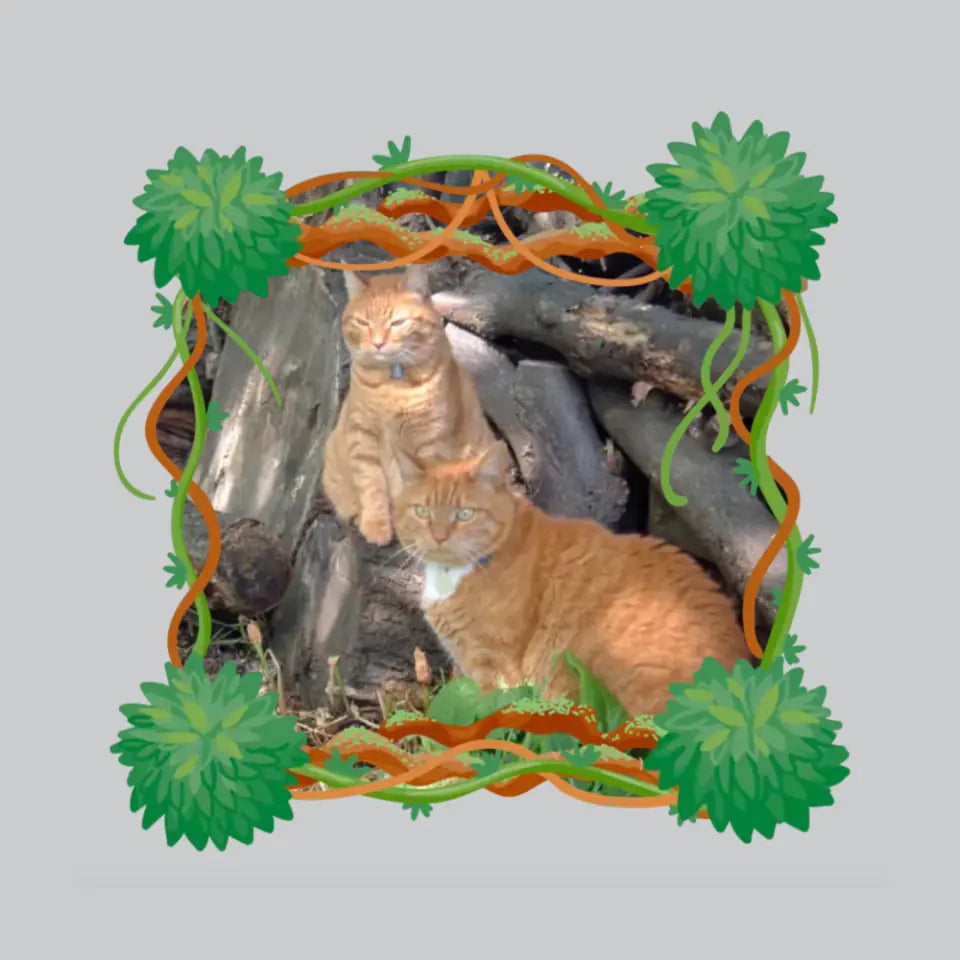 Jungle Sticker - Square - Personalise