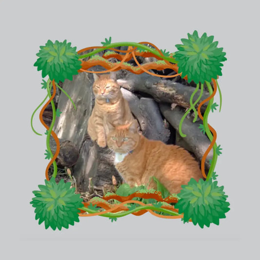 Jungle Sticker - Square - Personalise