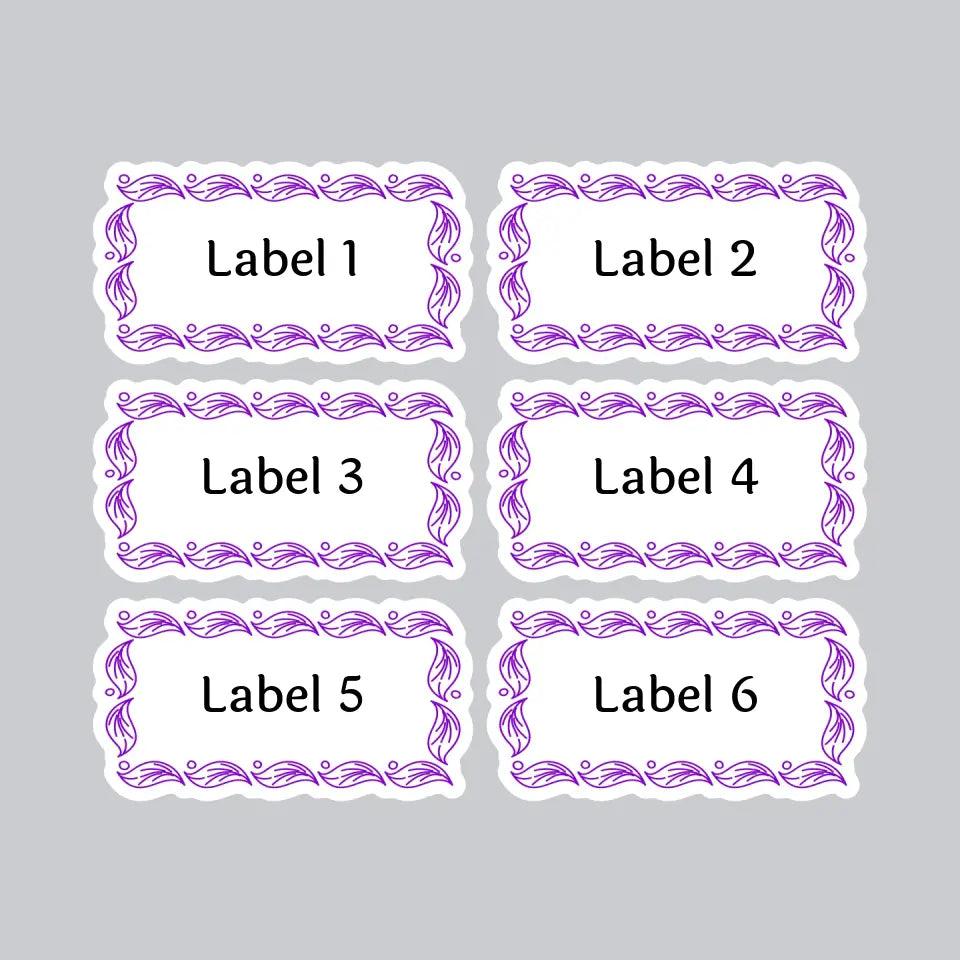 Labels (set of 6) - Personalise
