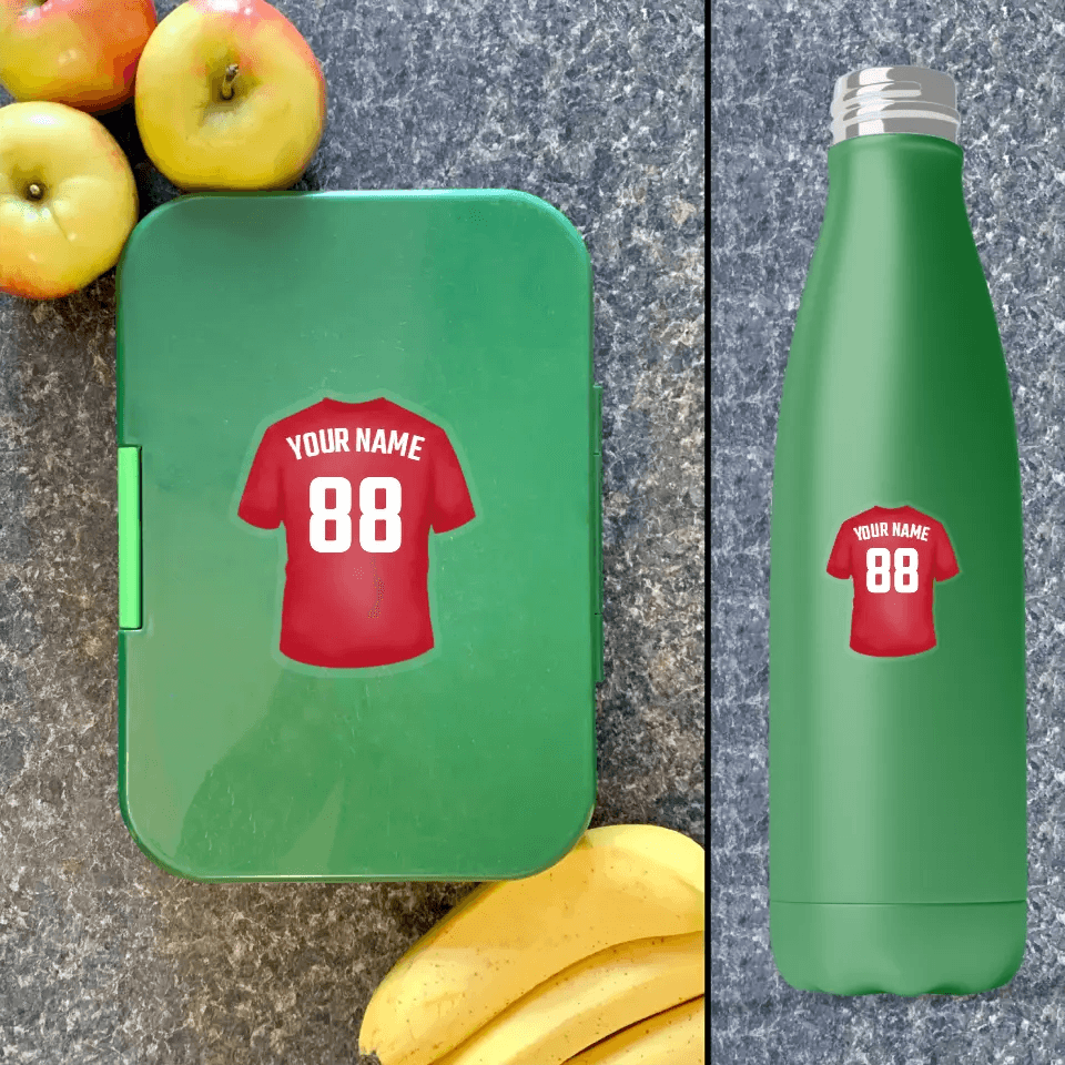Team Shirt Sticker - Personalise
