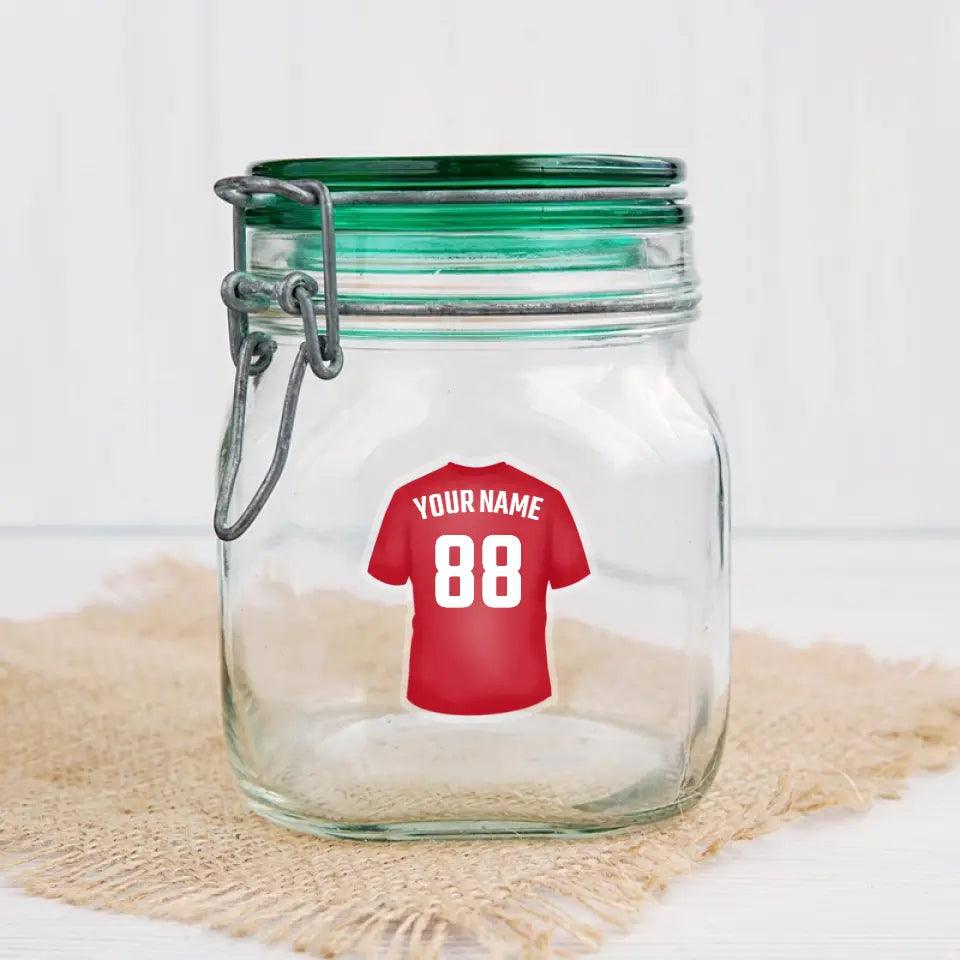 Team Shirt Sticker - Personalise