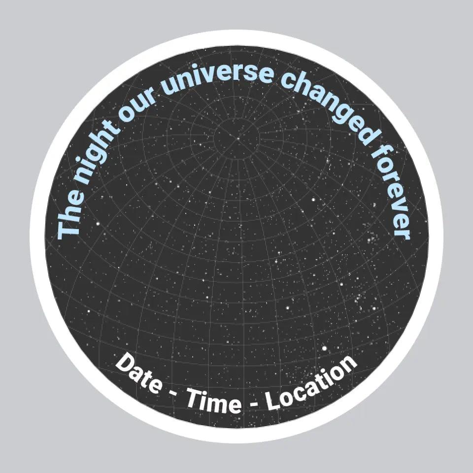 Star Map Sticker - Personalise