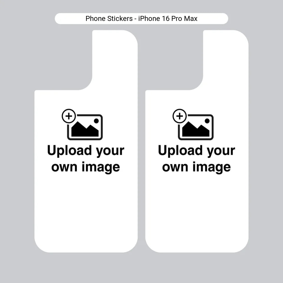 Phone Stickers (set of 2) - compatible with iPhones - Personalise