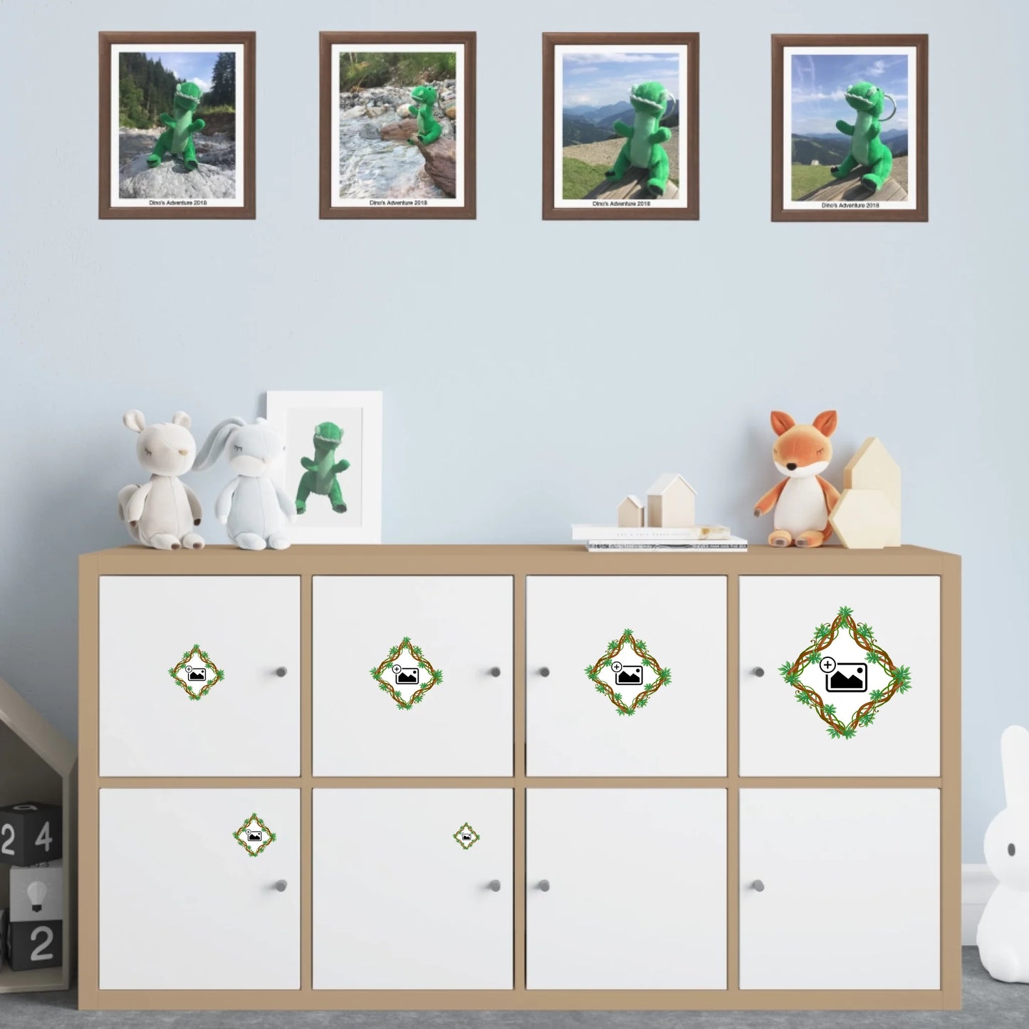 Autocollant Jungle - Diamant