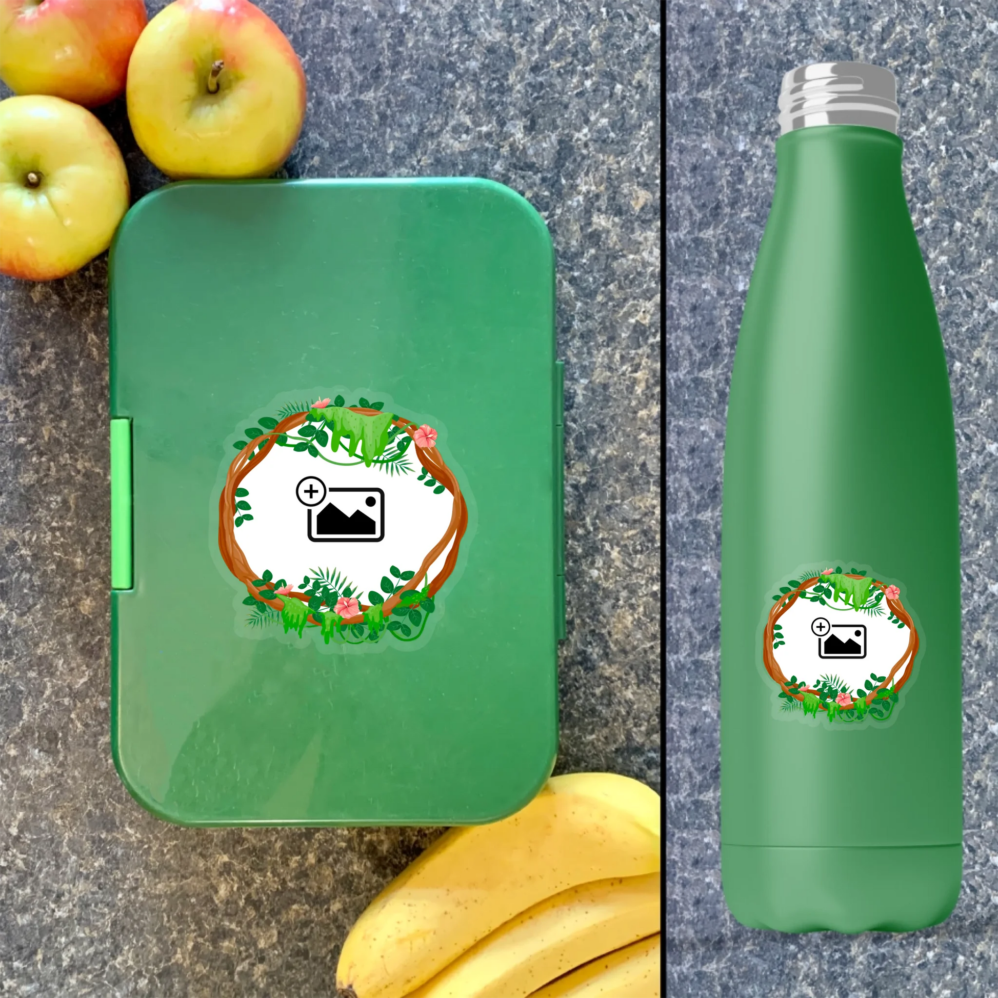 Jungle Sticker - Round - Personalise