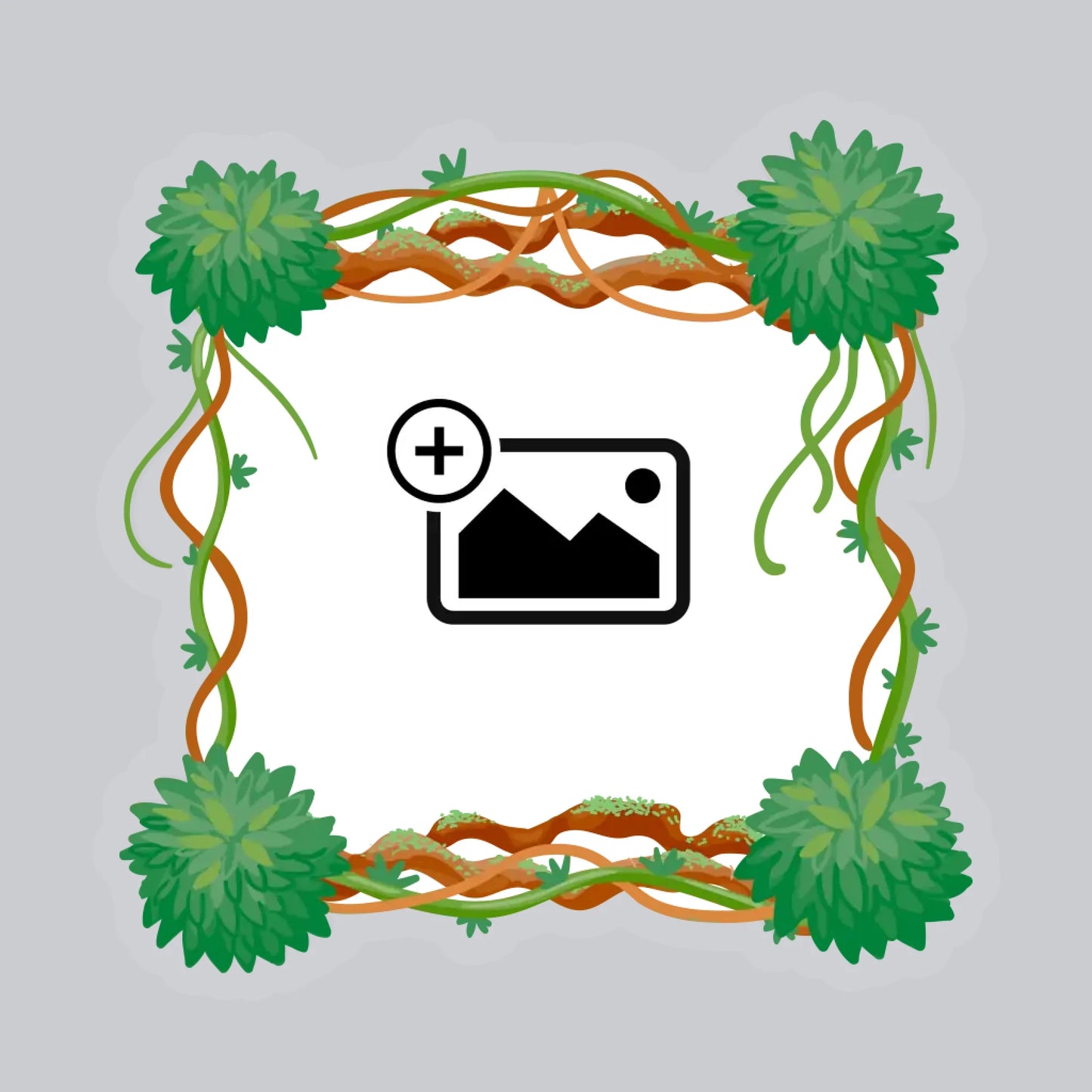 Jungle Sticker - Square - Personalise