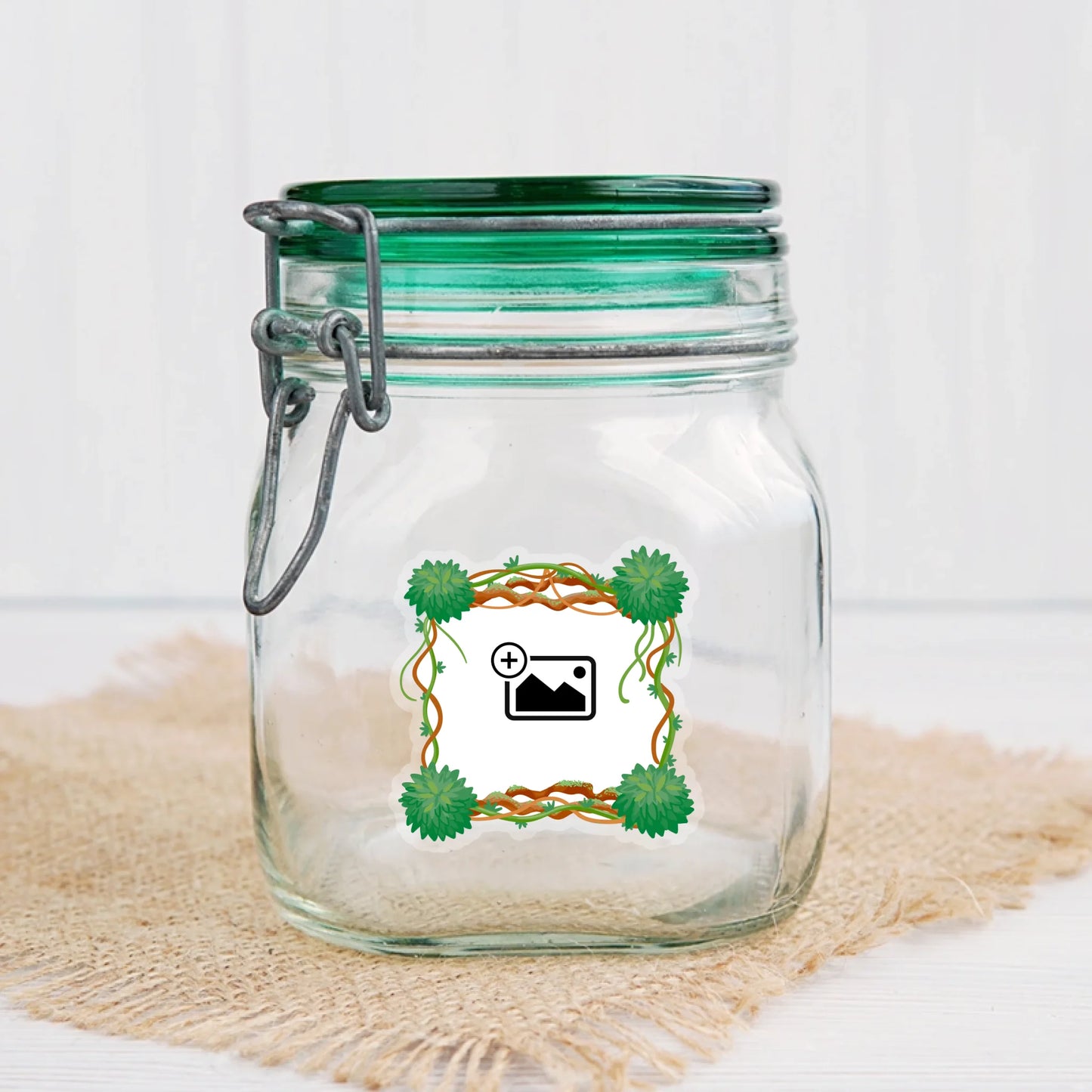 Jungle Sticker - Square - Personalise