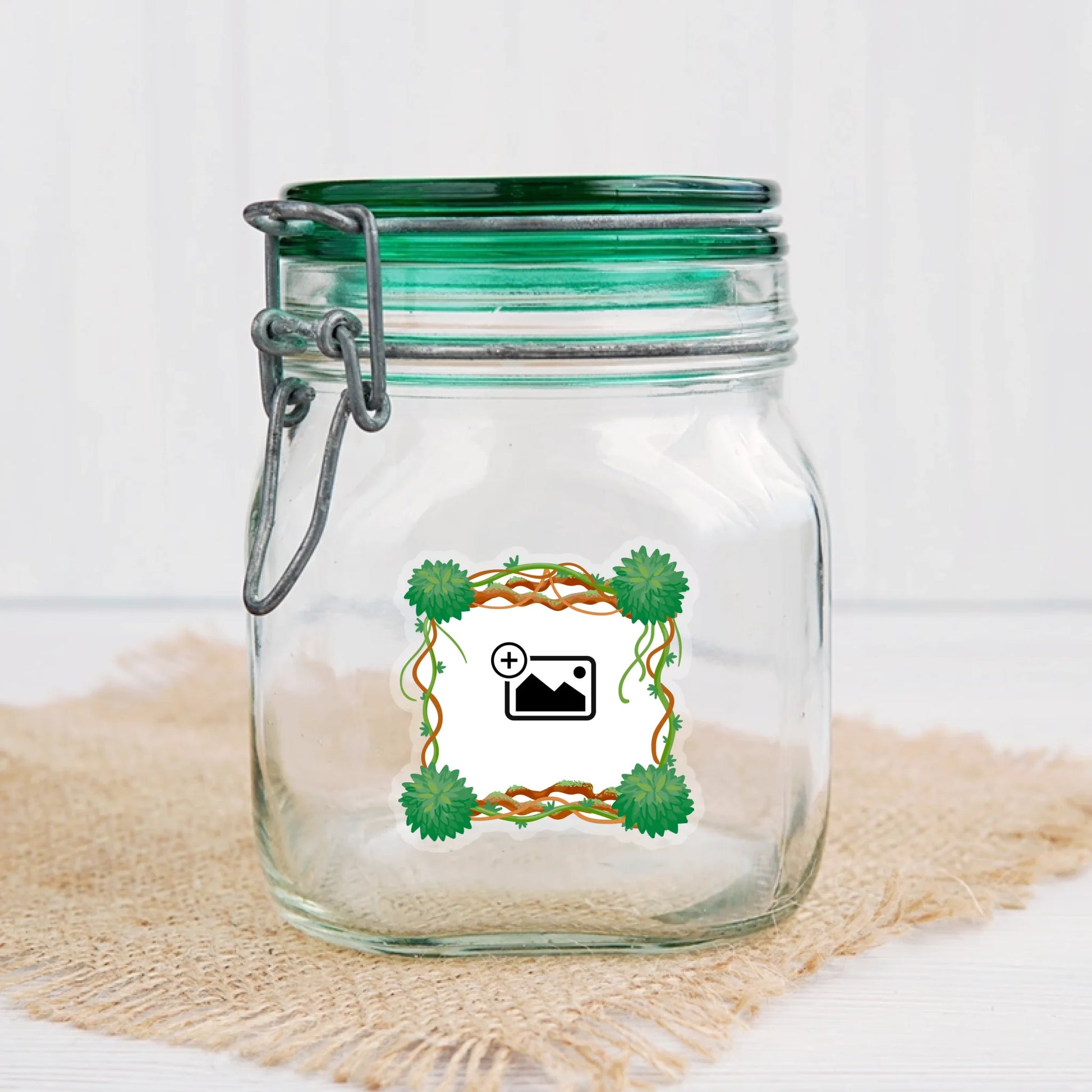 Jungle Sticker - Square - Personalise