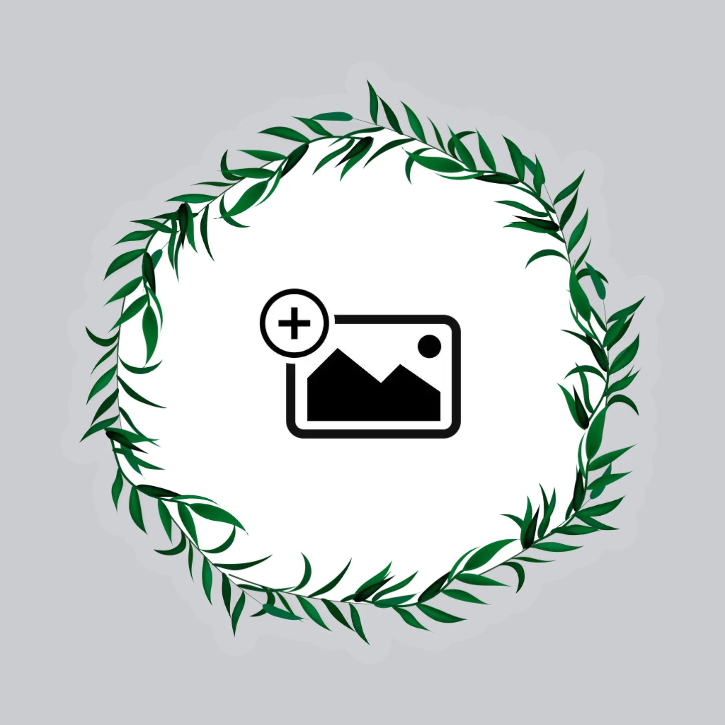 Wreath Sticker - Personalise