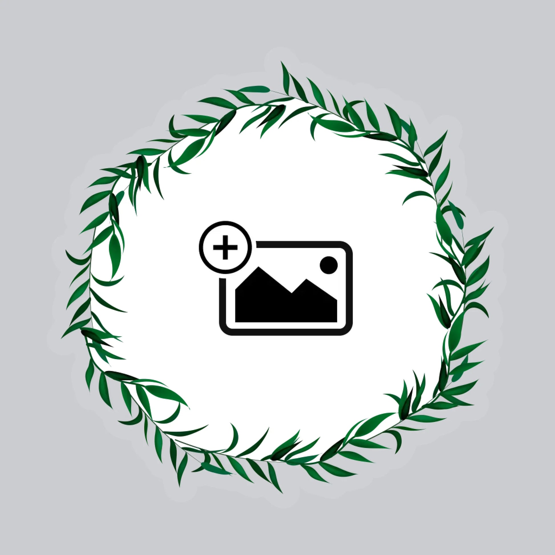 Wreath Sticker - Personalise