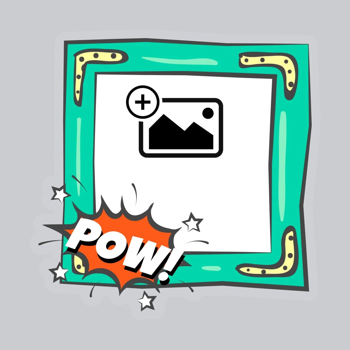 Comic Sticker - Star - Personalise