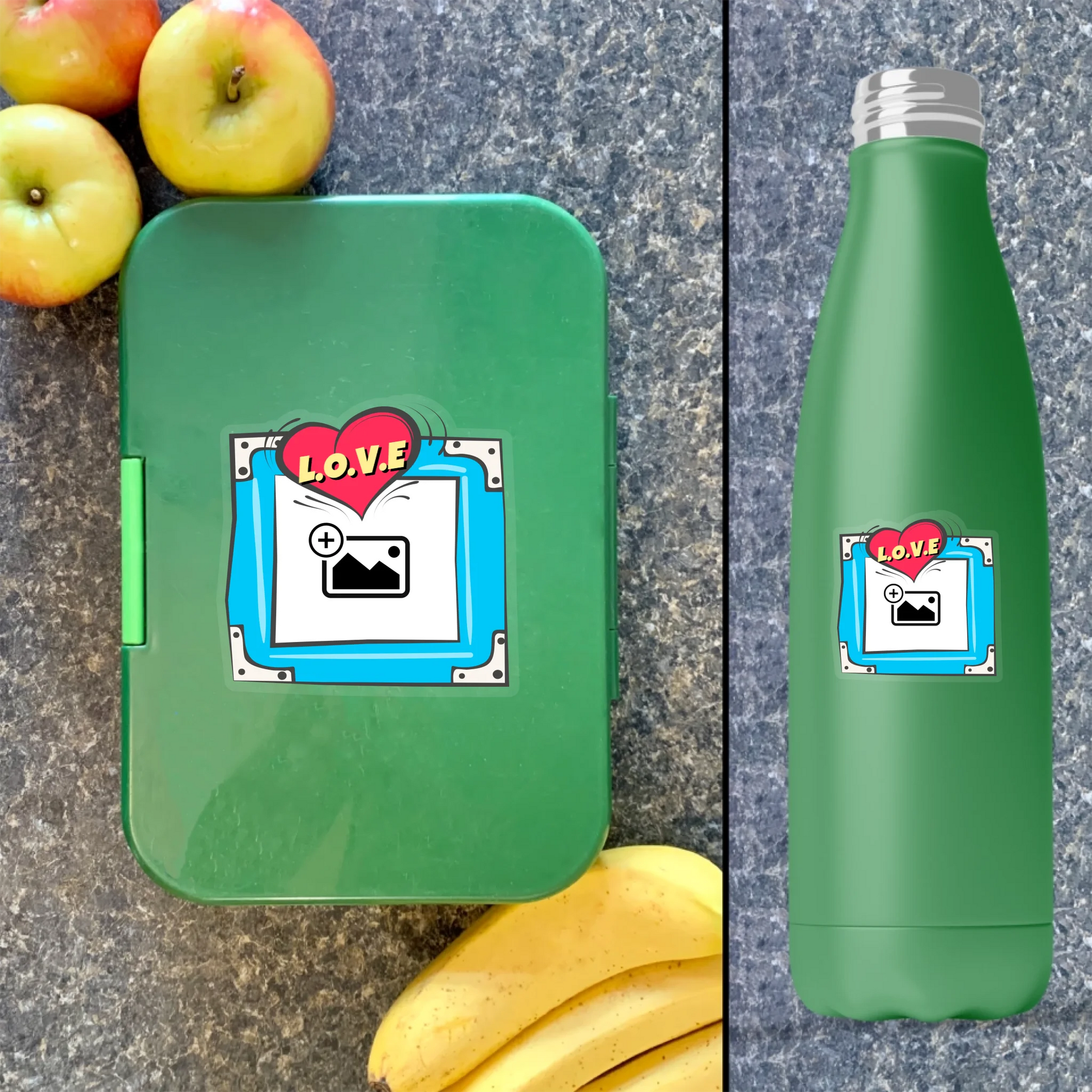 Comic Sticker - Heart - Personalise