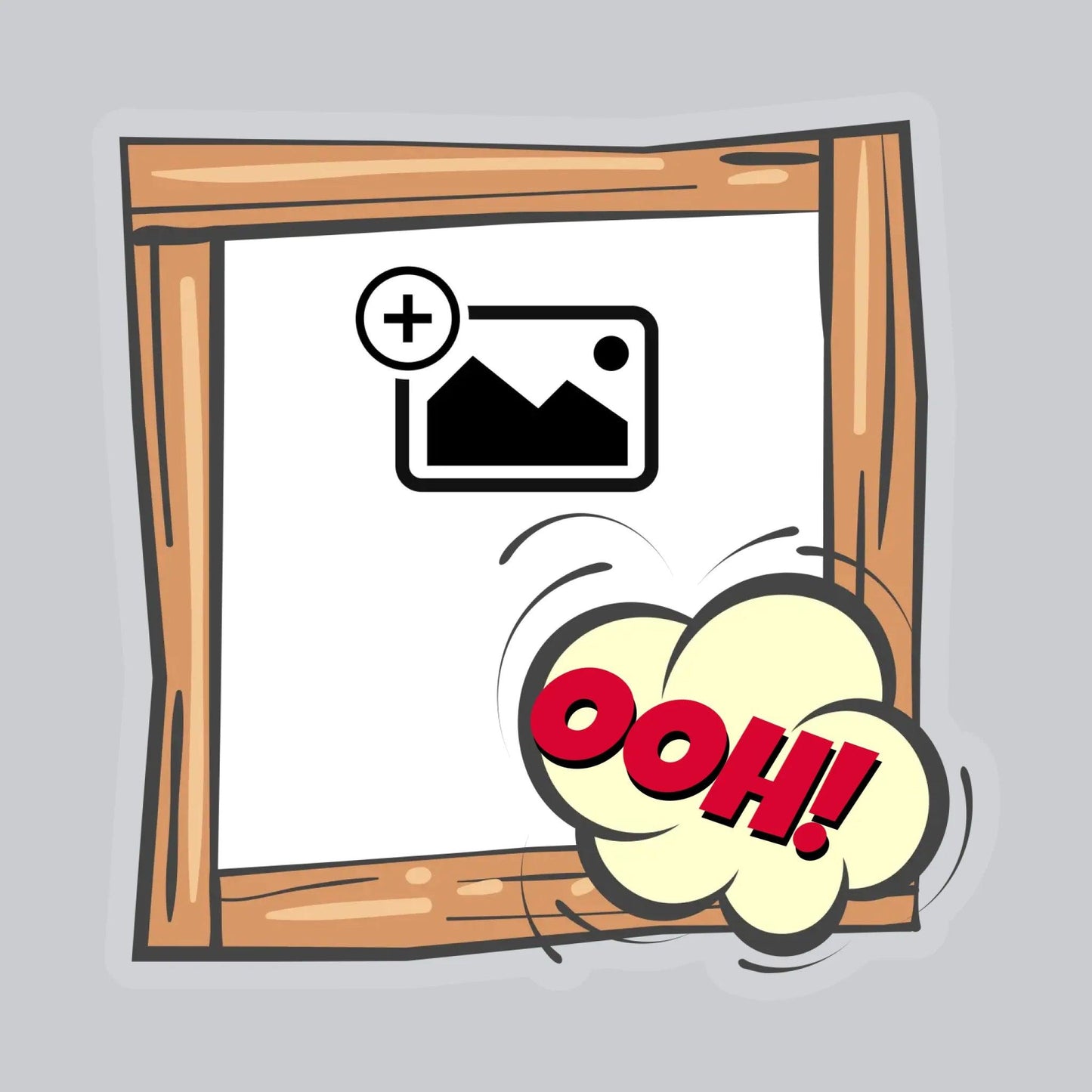 Comic Sticker - Cloud - Personalise