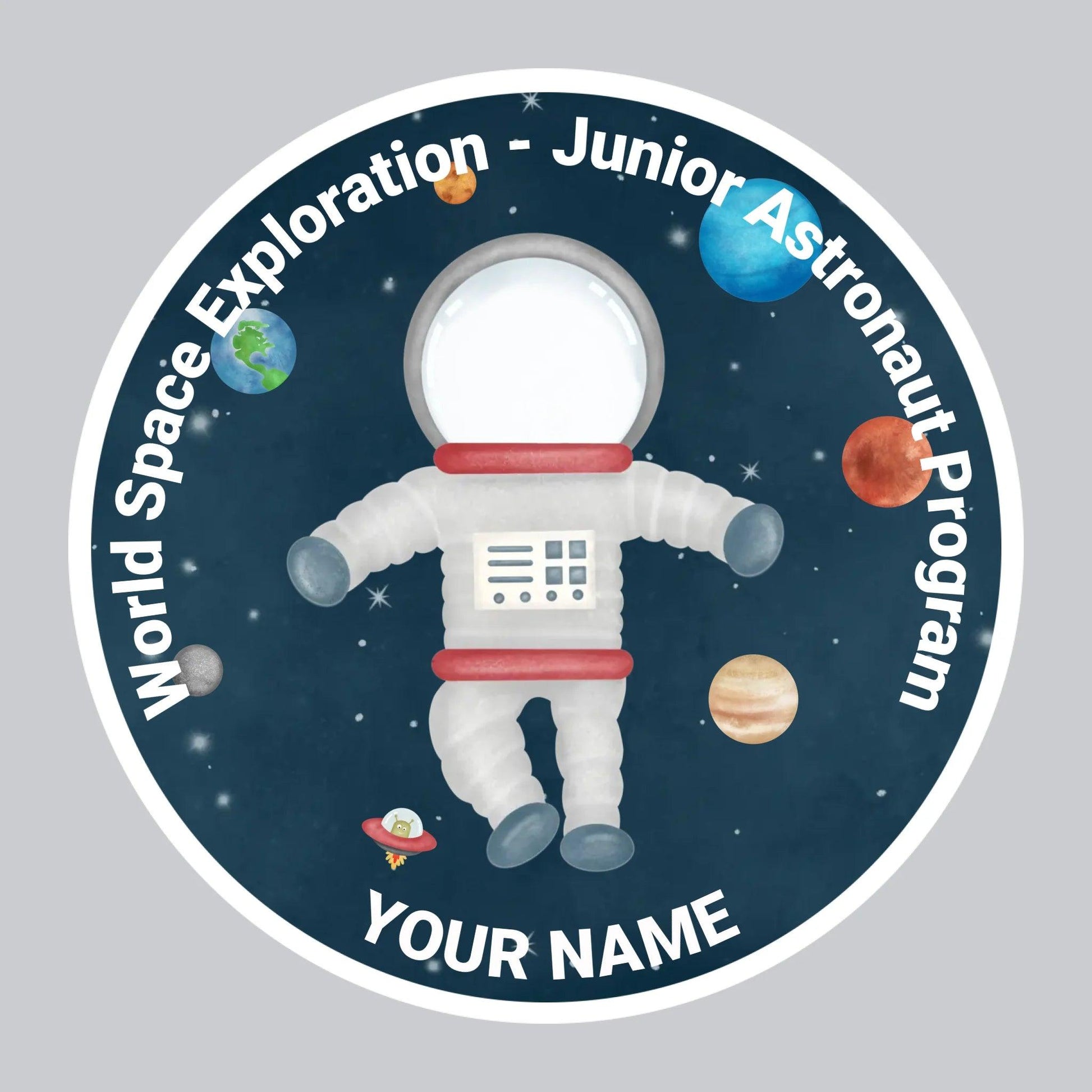 Astronaut Sticker ● ■ - Personalise