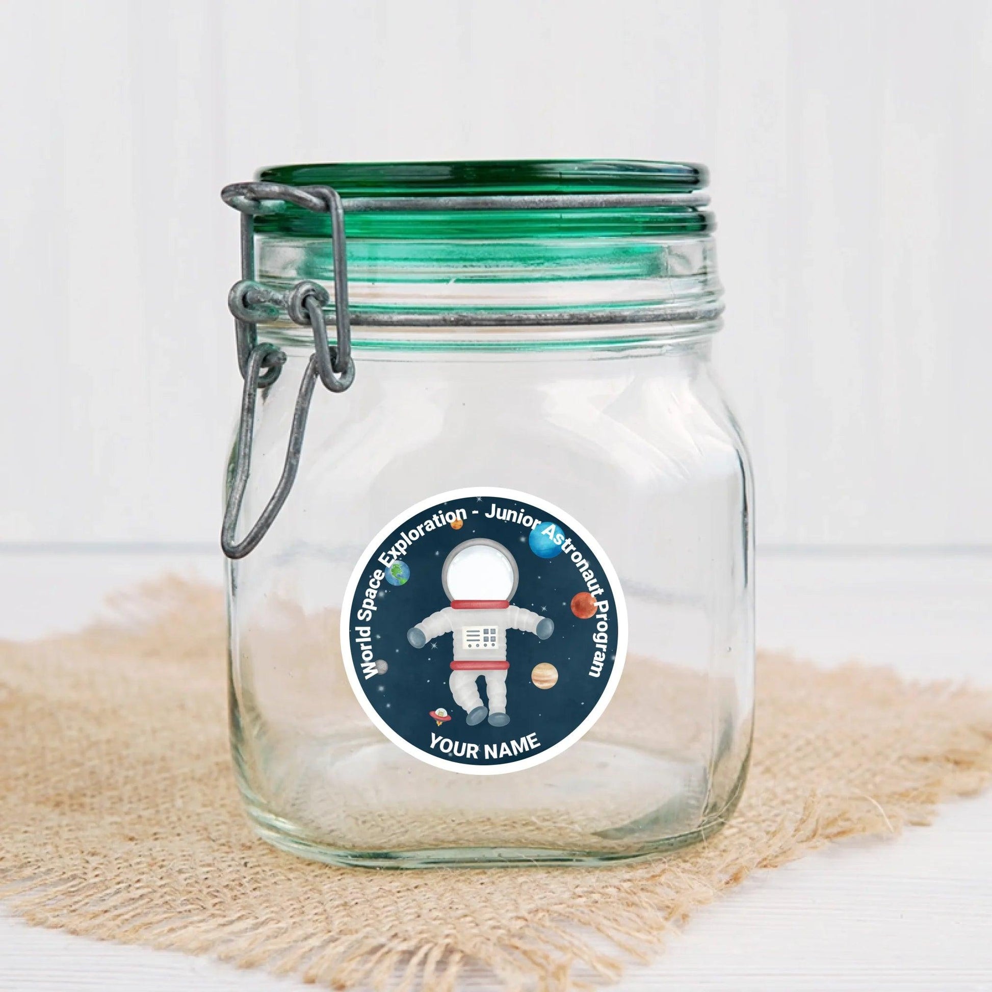 Astronaut Sticker ● ■ - Personalise