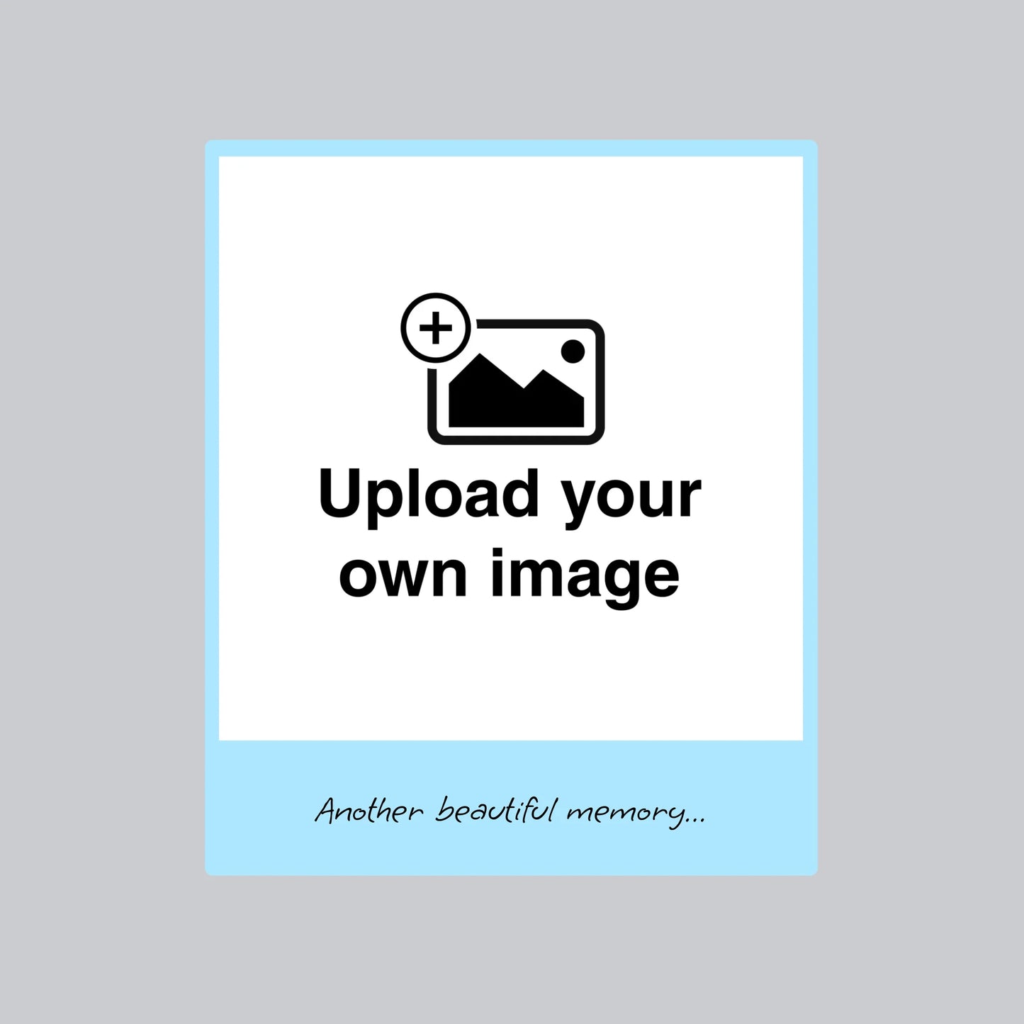 Snapshot Sticker personalised polaroid style photo sticker