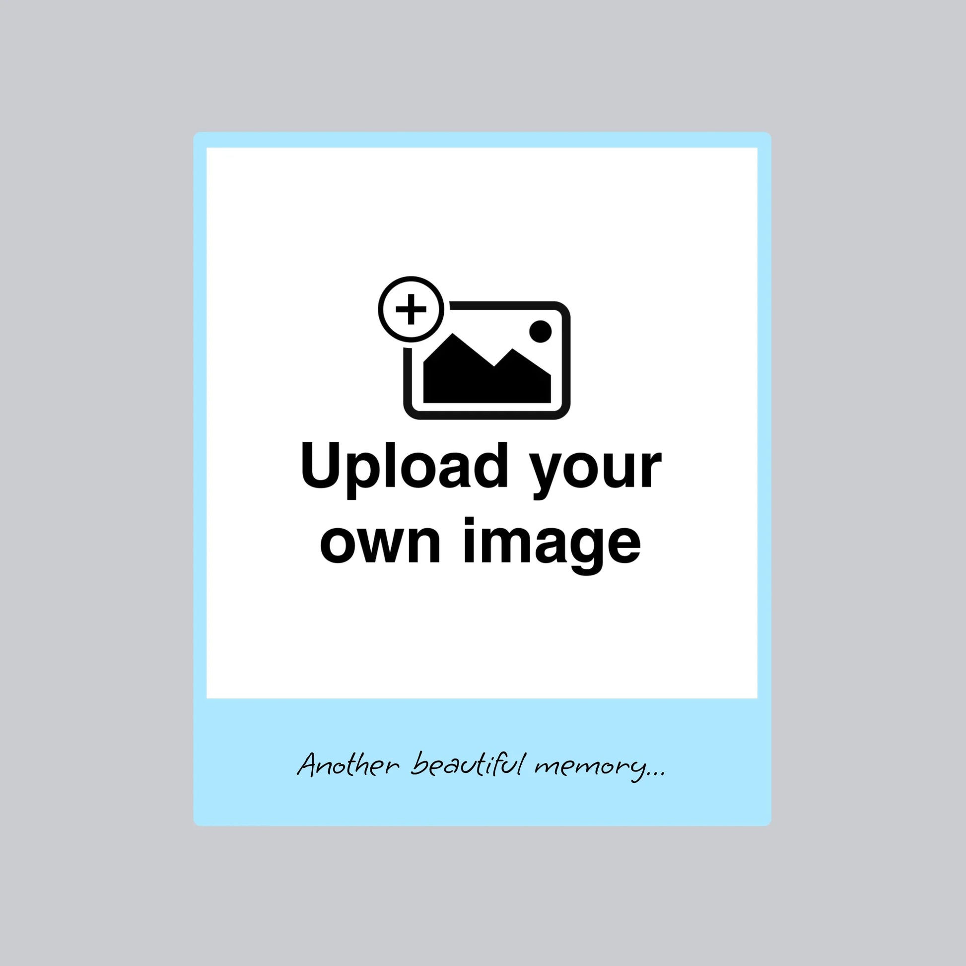 Snapshot Sticker personalised polaroid style photo sticker