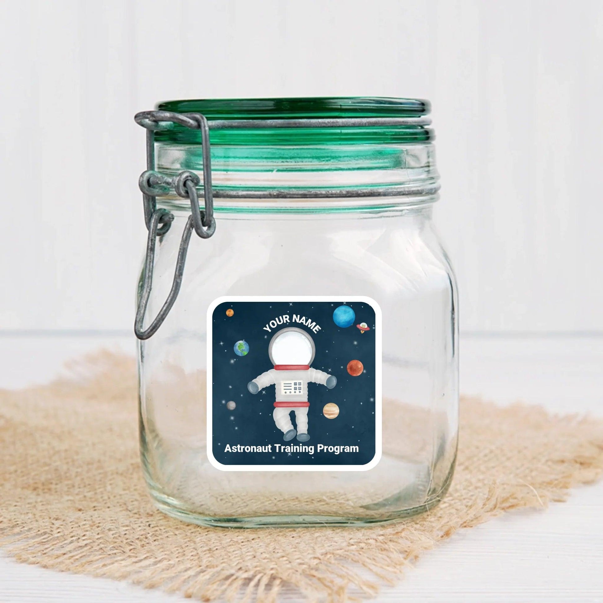 Astronaut Sticker ● ■ - Personalise