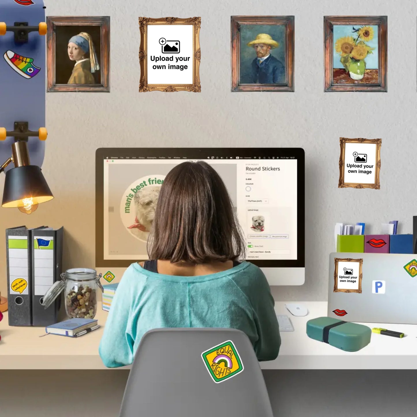 Wall Art Sticker - Lordy Frame
