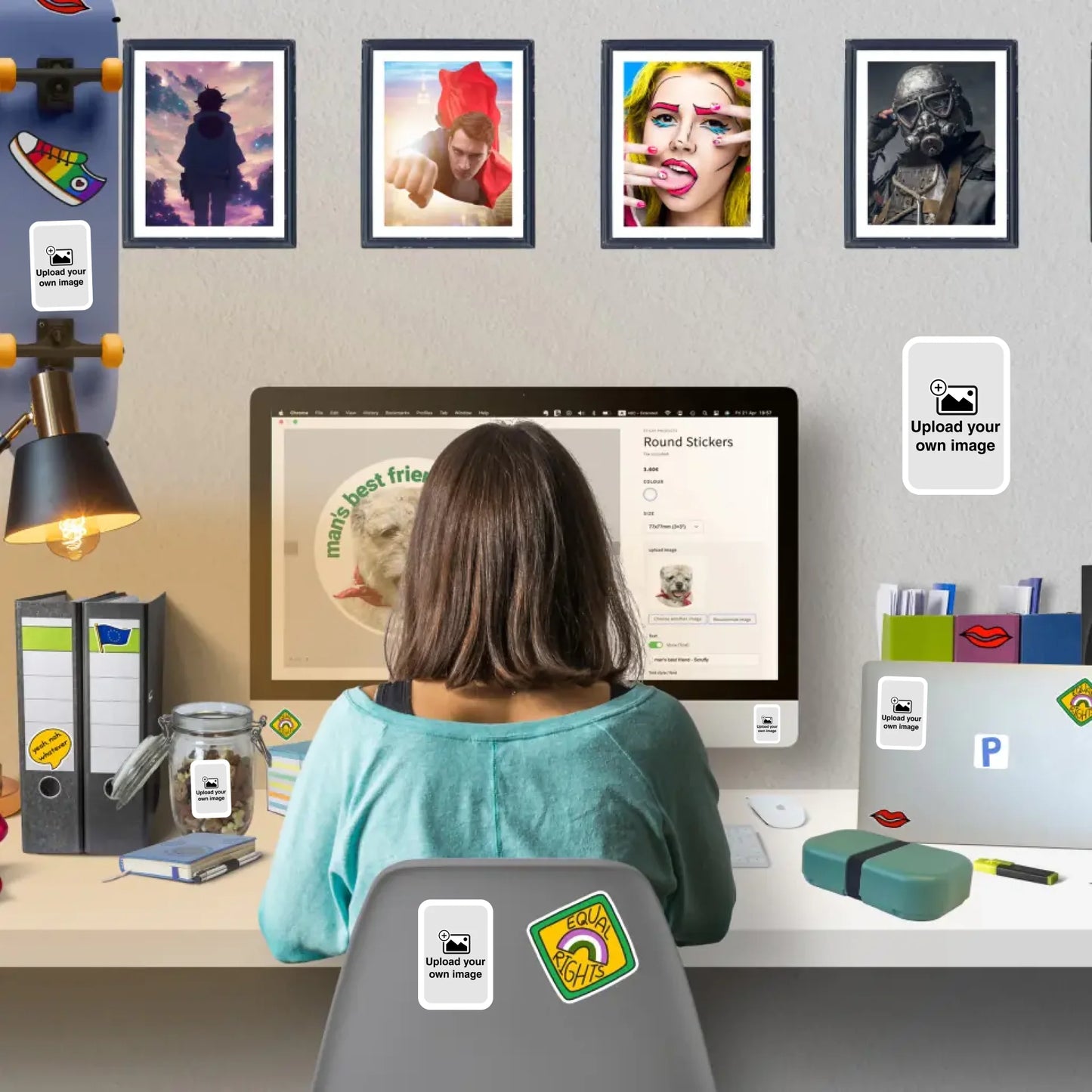 Personalised Stickers - Standard Shapes - Upload Your Image