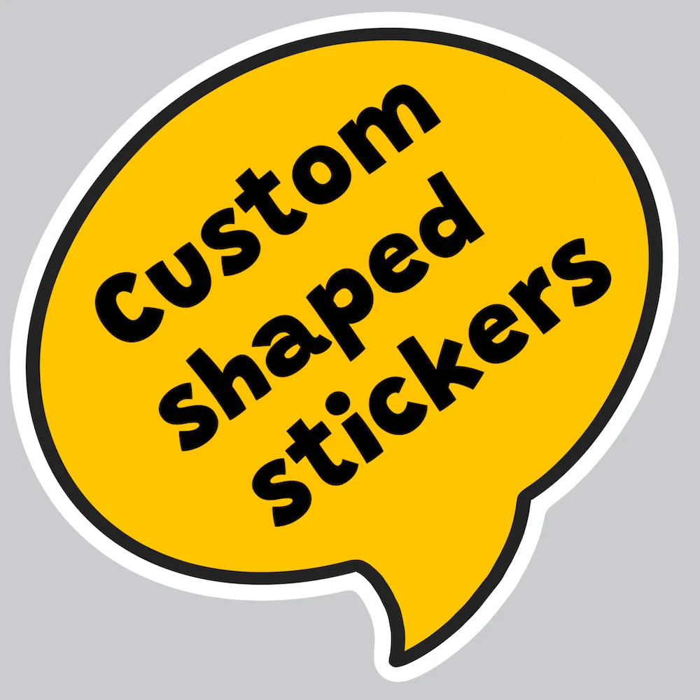 White Custom Sticker Sheet - 15x20 cm