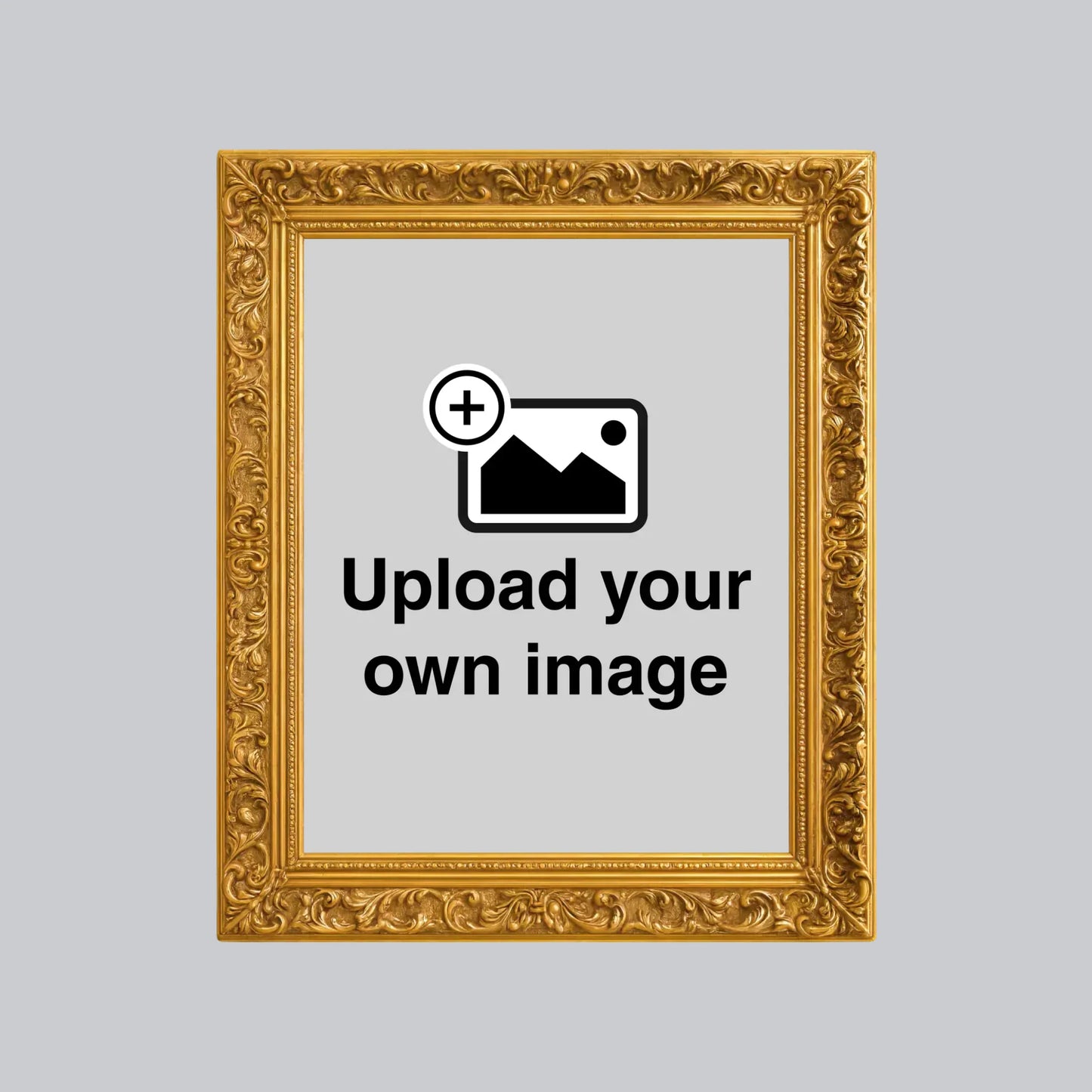 Wall Art Sticker - Gilded Gold Frames