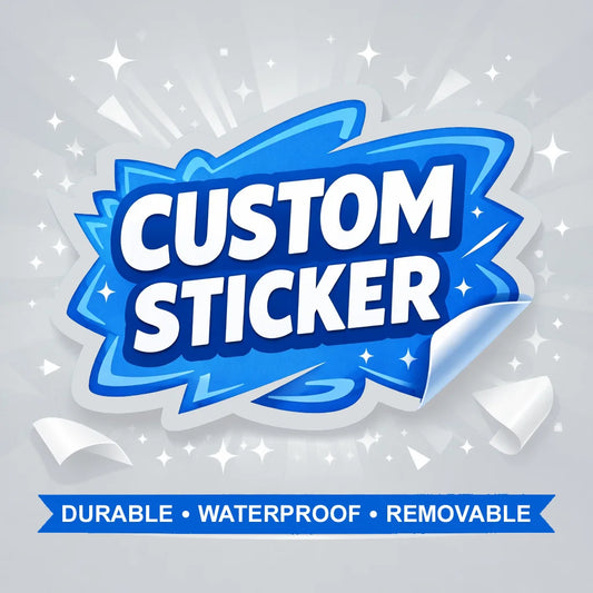 Clear Custom Shaped Sticker - up to 15 cm [beta]