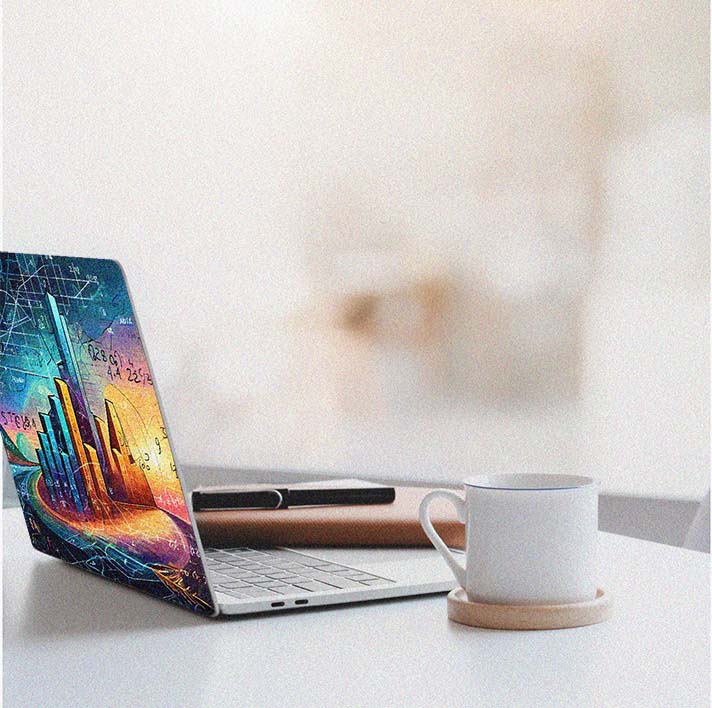 Personalise-eu custom laptop skin display